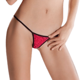 PASSION - EROTIC LINE RED THONG ONE SIZE